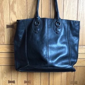 Leather book bag/purse